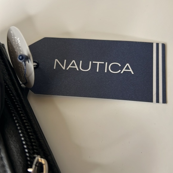 Nautica faux leather black wristlet for women. New with tags - Picture 10 of 10